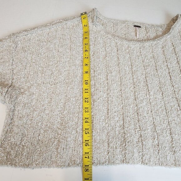 Free People size XS Good Day cropped pullover sweater - Picture 10 of 11